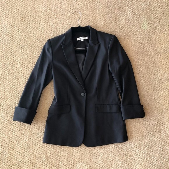 Elizabeth and James Black Blazer - Picture 1 of 8